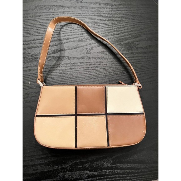 Unbranded Handbags - Vintage Women’s Faux Leather Brown/Tan Handbag